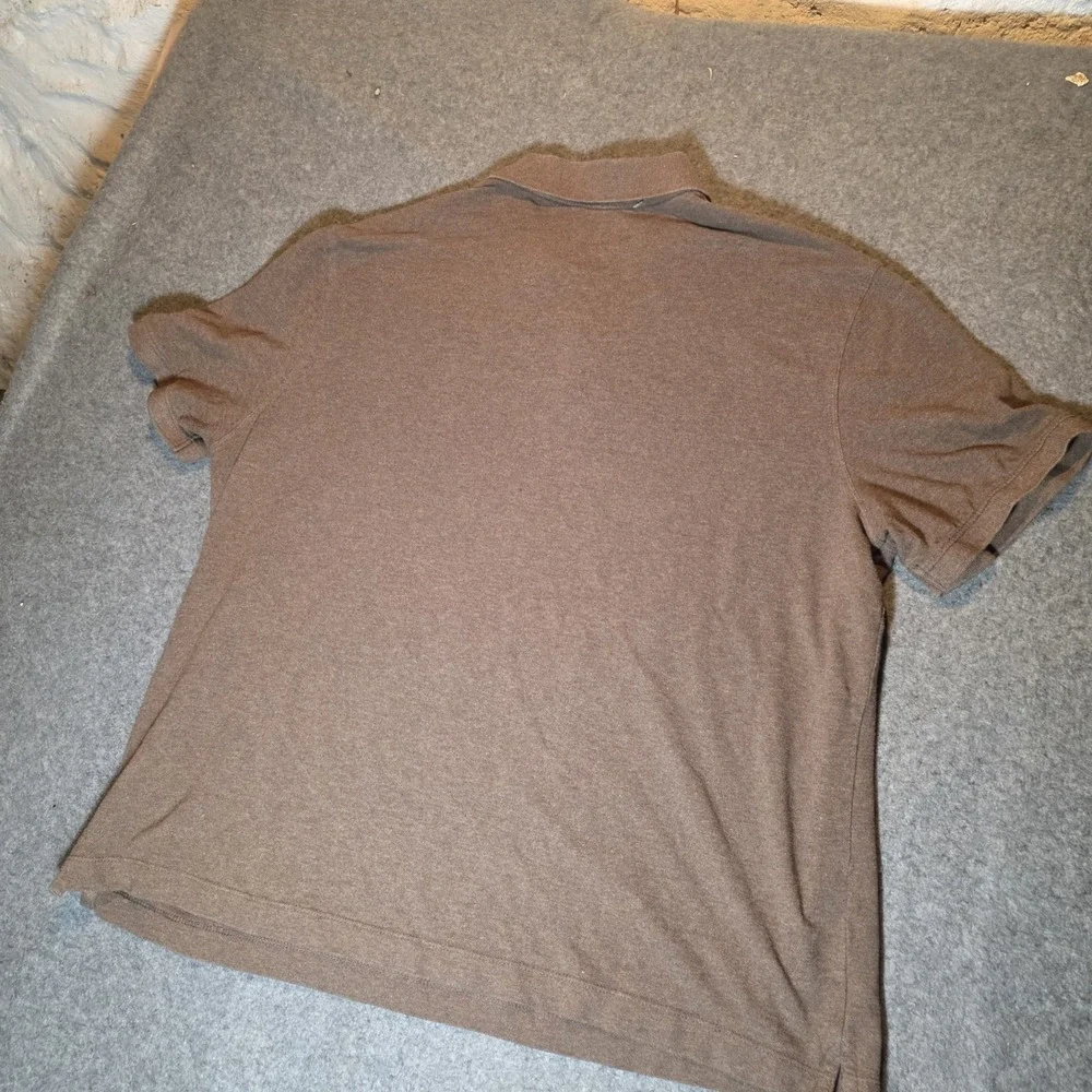 Banana Republic Slim Fit Pique Brown Polo Xxl 287